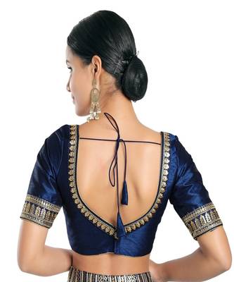 Mulberry Padded Sweatheart Neck Blouse 2
