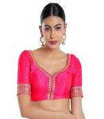 Mulberry Padded Sweatheart Neck Blouse