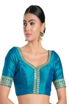 Mulberry Padded Sweatheart Neck Blouse