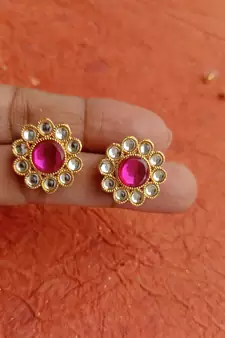 RozMili kundan earring tops