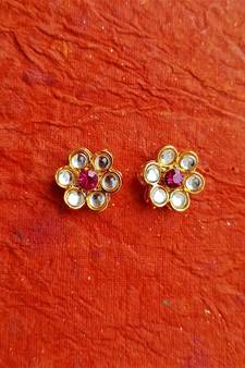 RozMili kundan earring tops