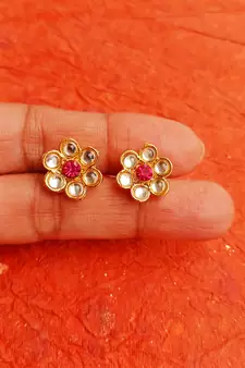 RozMili kundan earring tops