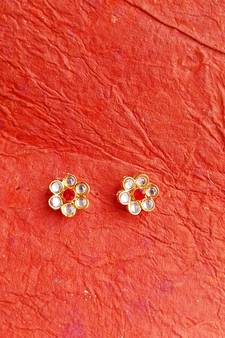 RozMili kundan earring tops