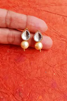 RozMili kundan earring tops