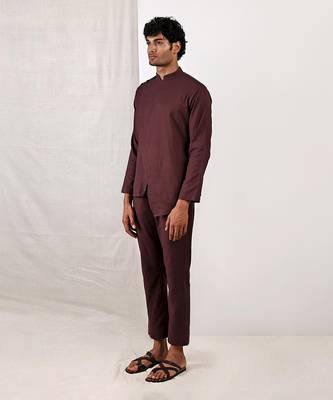 Dark Mahogany Parson Set 4