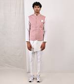 Off- White And Mauve Alistair Set