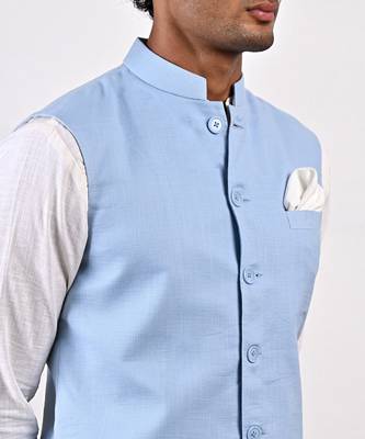 Off- White And Blue Damian Set 3