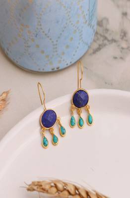 Elegant Natural Stone Drops Hook 1