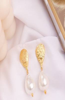 Handcrafted Natural Drop Studs 2