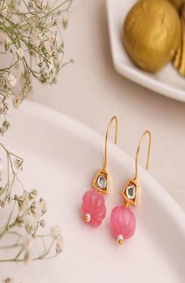 Delight Carving Drop Hook Earring 2