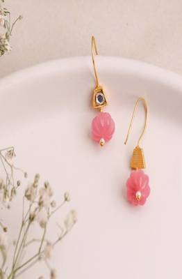 Delight Carving Drop Hook Earring 3