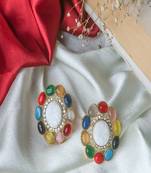 Elegant Multi Colour Studs