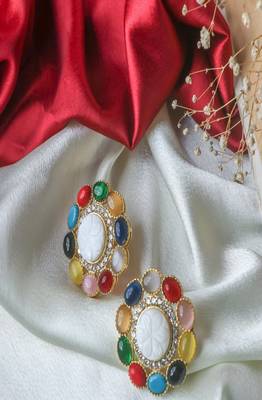 Elegant Multi Colour Studs 2