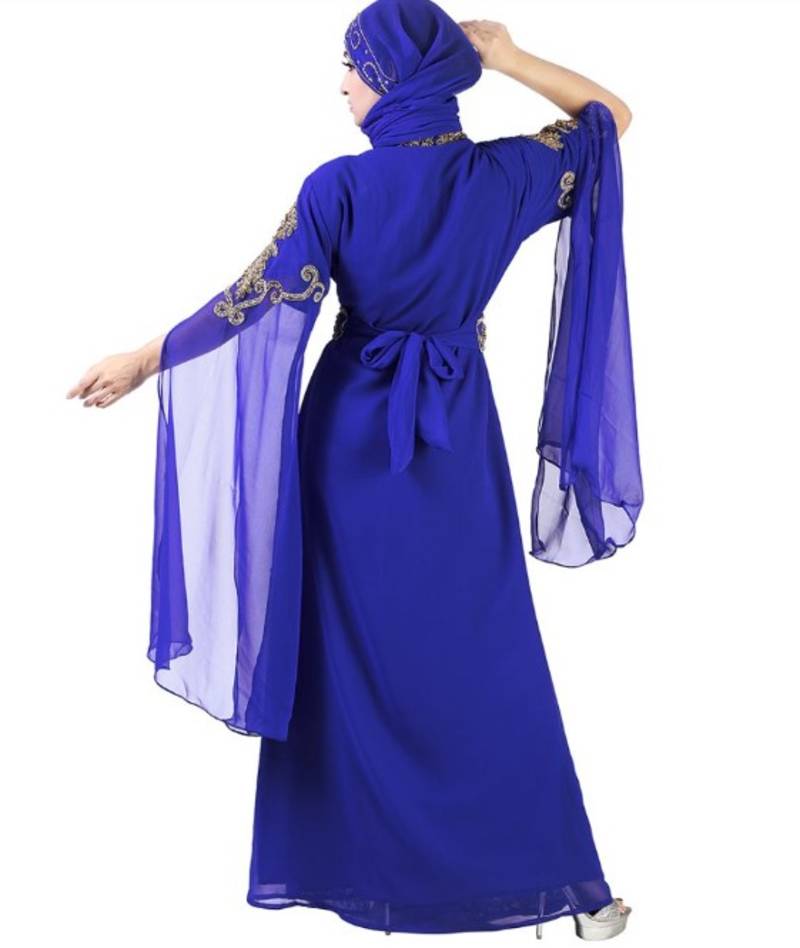 Buy New Moroccan Long Sleeve Kaftan abaya Maxi Fancy Dress For women Gown