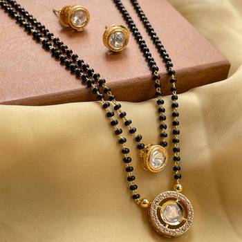 White diamond mangalsutra 1