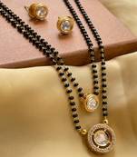 White diamond mangalsutra