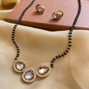 White diamond mangalsutra 2