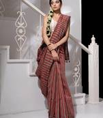 Multicolor Ikkat Handloom Saree