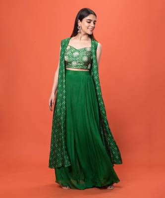 Green Flowy 3 Piece Set 1