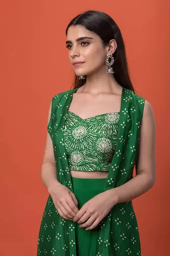 Green Flowy 3 Piece Set