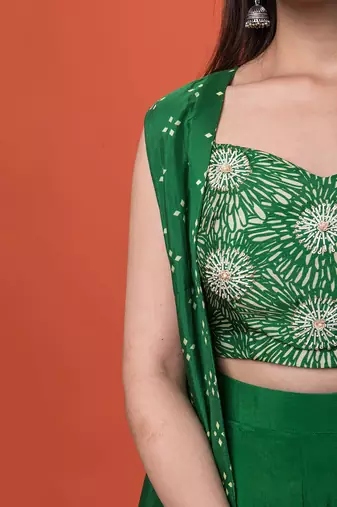 Green Flowy 3 Piece Set