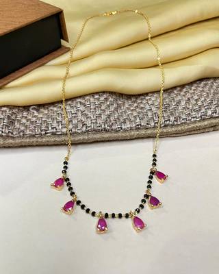 White mangalsutra 1