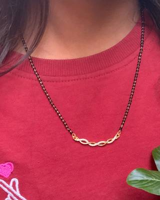 White mangalsutra 1