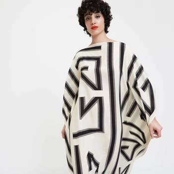 JSDC Modern Wear French Moss Fabric Free Size Women Kaftan (Free Size) 5