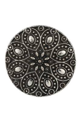 Breathtaking Tribal Look Oxidised Silver Plated Adjustable Floral Ring 3