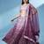 Panchhi Women Lavender Net Zig-Zag Embroideried Semi-Stitched Lehenga, Unstitched Blouse & Dupatta