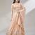 Panchhi Women Peach Pure Georgette Embroidered Semi-Stitched Lehenga & Unstitched Blouse, Dupatta
