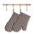 Lushomes Brown Small Checks Heat ResisCreamt Kitchen Oven Mitten, Pack of 2 (Size 17 x 32 cms, 2 pc Set)