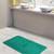 Lushomes Anti-Skid Cotton Vivial Green Extra LargeBathmat  (50 x 80 cms, Single Pc)