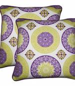 Lushomes Bold Indian Printed Designer Cushion Cover Online (Size 12" x 12") Pack of 2