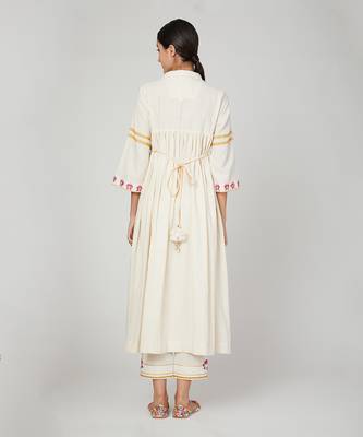 White Lotus Kurta Pants Set 2