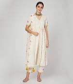 White Lotus Cape Pant Dupatta Set