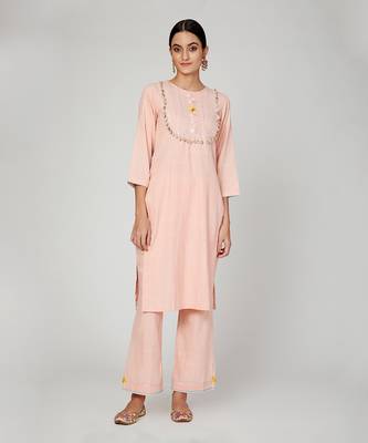 Pink Sunset Kurta Set 1