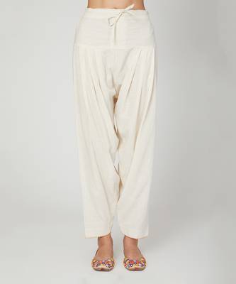 White Lotus Overlap Kurta Pants Set 3