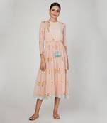 Pink Sunset Keyhole Kurta