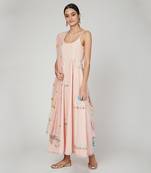 Pink Sunset Kalidar Kurta Pant Dupatta Set