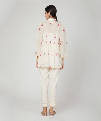 White Lotus Shirt Trousers Set 2