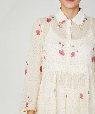 White Lotus Shirt Trousers Set 4