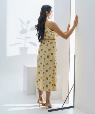 Beige Pumpkin Wrap Dress 5