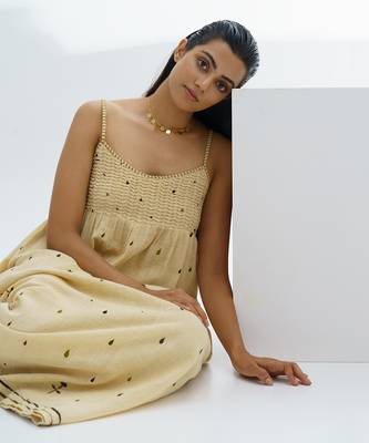 Beige Mapelbay Dress 4