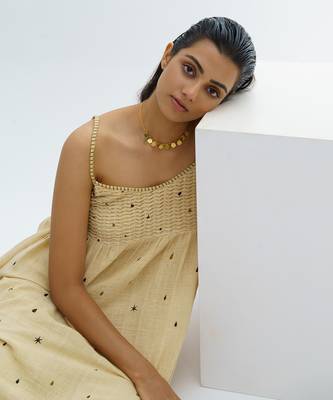 Beige Mapelbay Dress 5