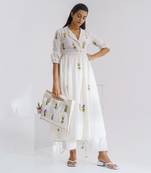 Beige Moonlight Dress Set