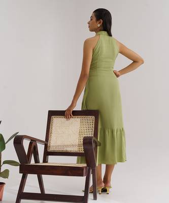 Moss Green Keylime Dress 5