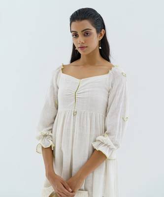 Pearl White Moondrop Dress 5