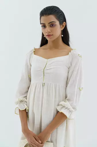 Pearl White Moondrop Dress