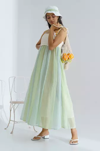 Multicolor Lazy Daisy Dress